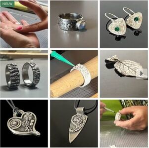 Zilveren sieraden maken van zilverklei (korte cursus) — lezing in Flevoland