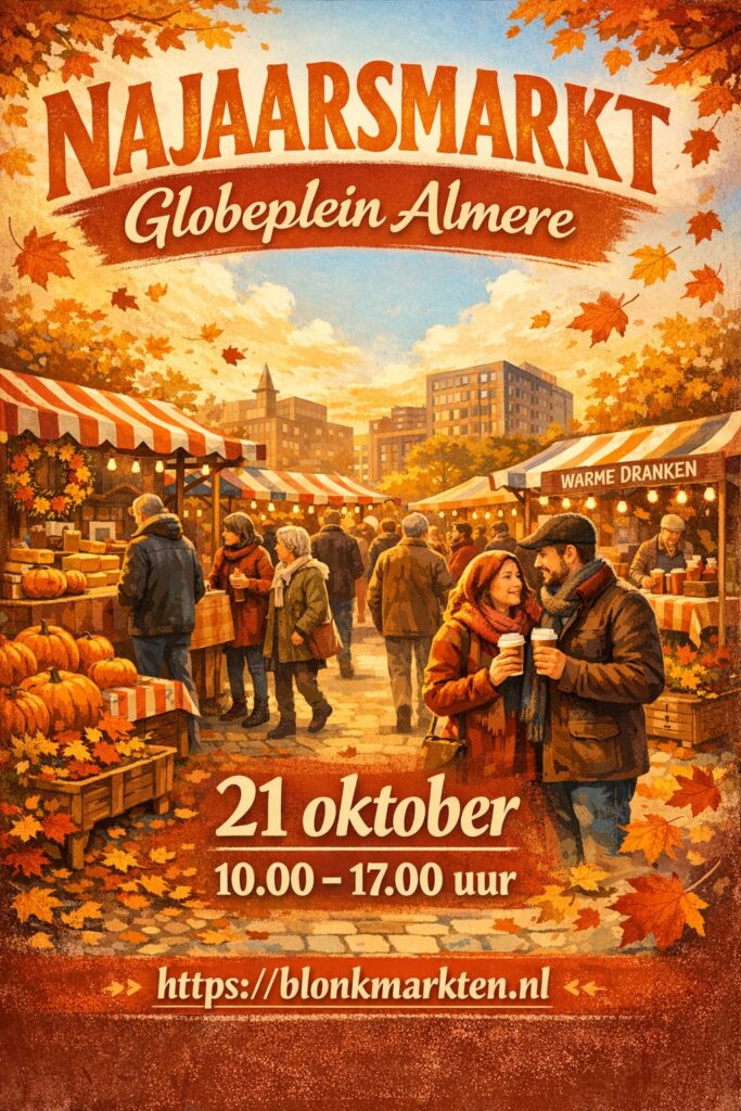 Najaarsmarkt Globeplein in Flevoland