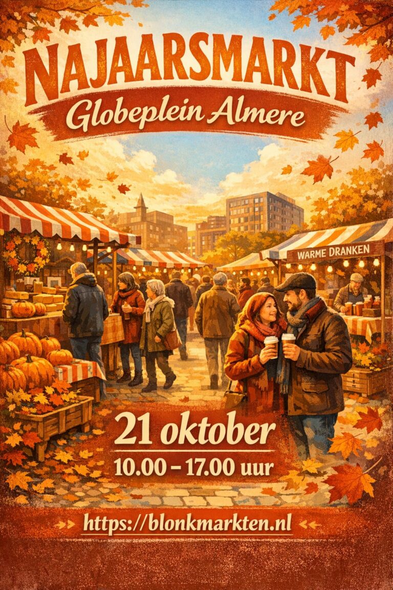Najaarsmarkt Globeplein — markt-eten in Flevoland
