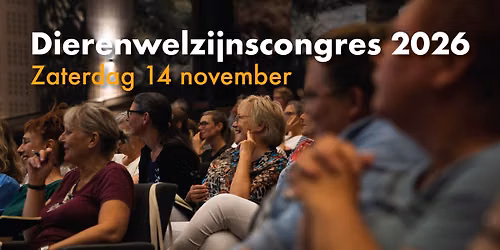 Dierenwelzijnscongres 2026 — Uitgaan in Flevoland