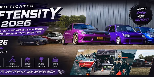 Drifticated Driftensity Driftcompetition & Carshow 18-10-2026 — sport in Flevoland