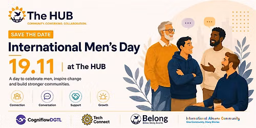 International Men’s Day at The HUB — Uitgaan in Flevoland
